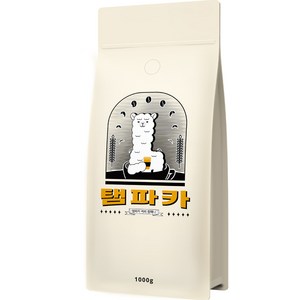 탬파카 산미없는 블렌드 커피 원두, 1kg, 1개, 홀빈(분쇄안함)