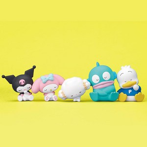 티아츠 산리오 캐릭터즈 어깨어 기대어 피규어 3탄 쿠로미 마이멜로디 코기뮹 한교동 아히루노페클, 1개