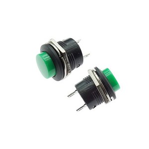 원형 푸쉬버튼스위치 R13-507 GREEN 16MM