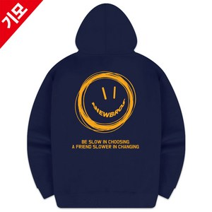 [당일출고] 스마일링 기모 후드티 후드 후디 빅사이즈 남자여성 ZAID_0002