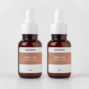 나노레시피 비타민 C 원액 연구원 효능 원료 100%, 30ml, 2개