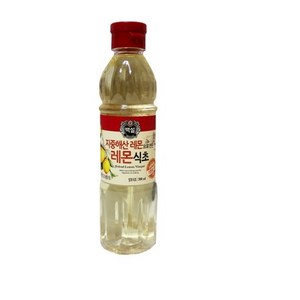 백설 레몬 식초, 500ml, 2개