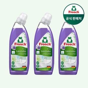 [공효진 세제] 프로쉬 독일 변기 세정제 라벤더 750ml 단품 변기 클리너, 3개