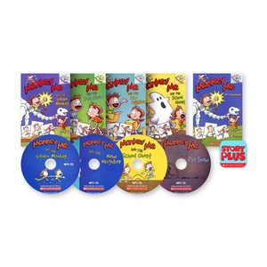 SCHOLASTIC Monkey Me 1~4 (With CD & Storyplus)+Wordbook Set