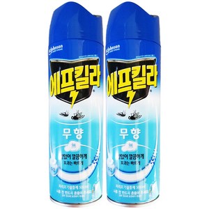 에프킬라 큐 수성 에어로졸 무향, 500ml, 2개