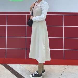 이레엘 뷔스티에 하객룩 오피스룩 출근 데이트 가을 겨울 레이어드 원피스