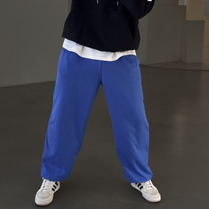 빠델 사계절 스트링 밴딩 조거 와이드 트레이닝 팬츠