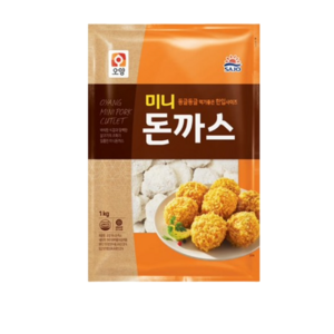 사조오양 미니돈까스 1kg, 10개