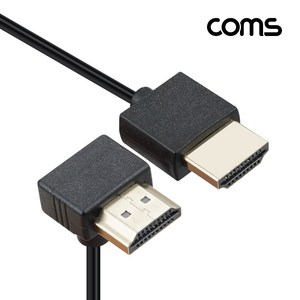 Coms HDMI2.0 초슬림 꺽임 케이블 1M BF218 4K UHD 60Hz 지원 3.2mm 슬림형, 1개