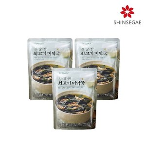 피코크 정갈한 소고기 미역국 500g x 3팩, 3개