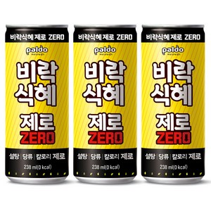 팔도 비락식혜 제로, 238ml, 48개