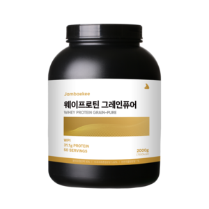 잠백이 웨이프로틴 그레인퓨어, 2kg, 1개