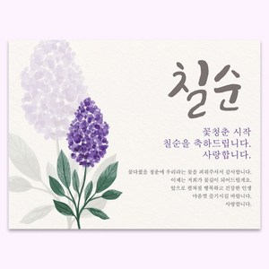 칠순현수막 부모님 생신 생일 파티 현수막 플랜카드 배너 축하 현수막, SV05