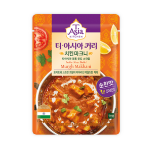 티아시아키친 치킨 마크니 커리 전자레인지용, 170g, 36개