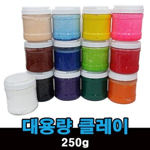 컬러 클레이250g 폼클레이400g 구슬 점토 대용량 미술 놀이, 흰색, B.폼클레이400g