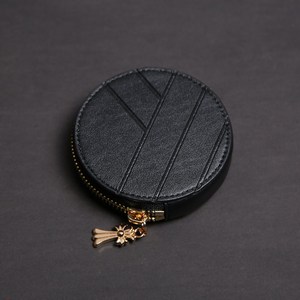 키리에 블랙(남성) 묵주 주머니-천주교 미사보 가톨릭 미사포 첫영성체 선물 고급미사보 세례명 대녀 대모 세례 선물 명동 성당 성당 성물 방 성물 가계 기도돌 자석묵주, 1개