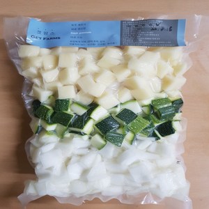 겟팜스 된장찌개 야채 1kg 당일생산(냉동X), 1개