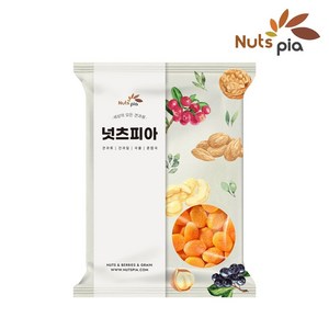 [넛츠피아] 건살구 1kg 터키산 반건조 살구 소프트 무설탕 건과일 말랭이, 1개, 1