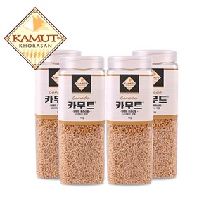 정품 카무트 쌀 고대곡물 기능성쌀 1kg(용기), 1kg, 4개