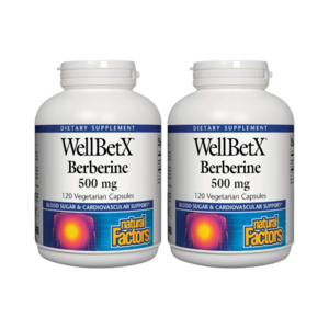 네추럴팩터스 WellBetX 베르베린 500 mg, 120정, 2개