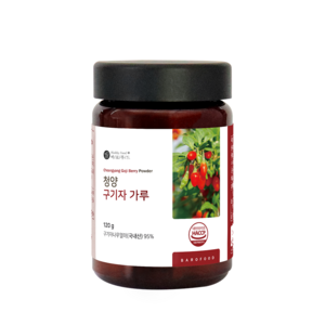 바로푸드 청양 구기자 가루 분말 고지베리 120g 1통, 1개