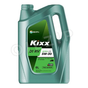 GS칼텍스 킥스 KIXX D1 RV 5W30 6리터 합성디젤엔진오일, 1개, 6L