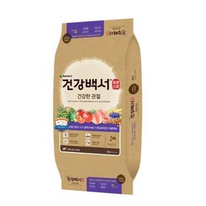 건강백서 강아지 전연령 기능성 사료, 뼈/관절강화, 10.2kg, 1개