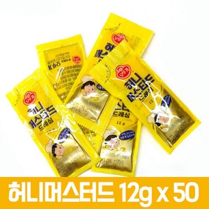 오뚜기 허니머스타드, 12g, 50개