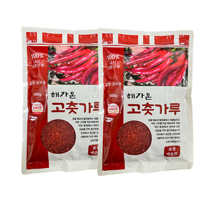 [24년 햇고추] 해가온 햇 고춧가루 국산 보통맛 / 김치양념 / 보통굵기, 1kg, 1개