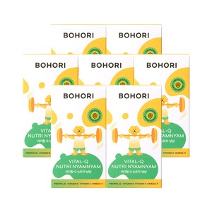 보호리 강아지 기관지 심장 영양제 바이탈Q 뉴트리냠냠, 15입 7개