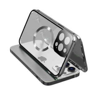 아이폰15 프로 프로맥스 양면 강화유리 케이스 맥세이프 magsafe 적용 풀커버 휴대폰 케이스