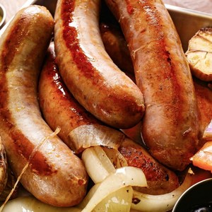 육즙팡팡 버크셔K 아질산나트륨 MSG 보존제 없는 지리산 수제 바른 소시지 300g 3팩, 3개