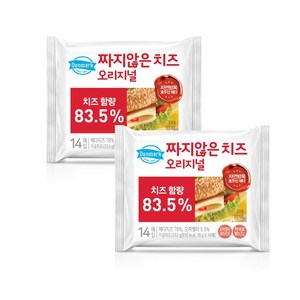 동원 덴마크 짜지않은치즈 오리지널 252g (14매입 x 2봉), 2개