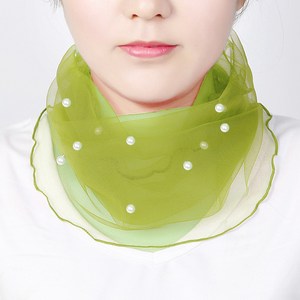 (당일발송)케이에스샵 사계절 가능 진주 포인트 진주 넥스카프 시스루스카프 스카프12가지 다향한 색상으로 멋내보세요(각종류 단체 선물도 좋아요)