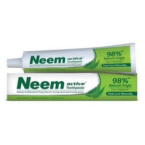 Indian Neem Toothpaste Neem active 98% toothpaste Natual Hebal Toothpaste Set, 6개, 200g
