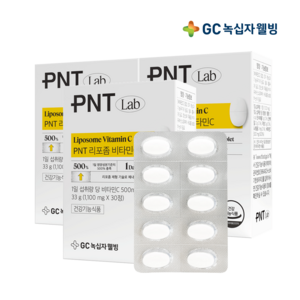 GC녹십자웰빙 PNT 리포좀 비타민C, 30정, 3개