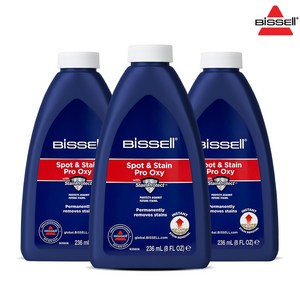 [정품] 비쎌 BISSELL 스팟클린 전용 프로 옥시 스팟앤스테인 포뮬라 (236ml X 3병), 단품, 3개