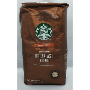 코스트코 스타벅스 커피 블랙퍼스트 모닝 원두 미디엄 로스팅 블렌드 커피콩 대용량 STARBUCKS COFFEE WHOLE BEAN, 홀빈(분쇄안함), 1.13kg, 1개