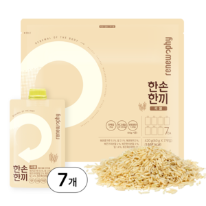 리뉴파이 한손한끼 단백질 프로틴 쉐이크, 곡물, 60g, 7개