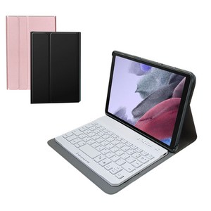 갤럭시탭a7 라이트 블루투스키보드케이스 sm-t220/t225, 일반형키보드, 로즈핑크