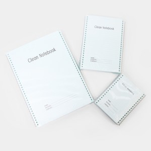 Clean Notebook Spial 크린룸 무진 노트 5권, A5 5권, 5개