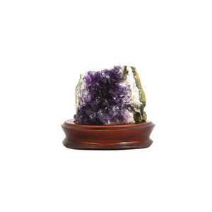 힐링젬 천연석 관상용 자수정 지오드 클러스터 381g