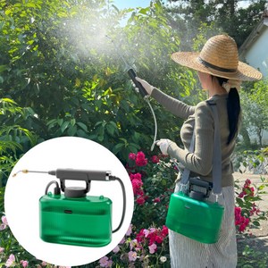 시골부부 5L 대용량 다용도 고압 충전식 전동 분무기 휴대용 분무 소독, 본체+기본구성품+확장급수노즐, 1개