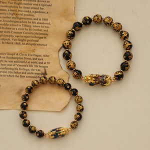 3A급 비휴팔찌 은비휴 호안석 황금호안석 경면주사 오닉스