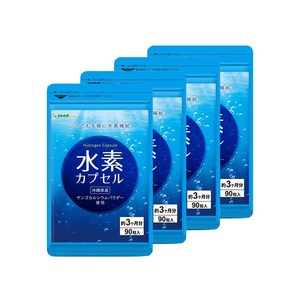 수소캡슐 먹는수소 90정x4개세트 12개월분 에프류큐, 4개, 90정