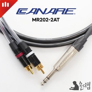 카나레 Y 케이블 / 5.5 TRS to RCA 2P 믹서 연결 인서트, 3M, 1개