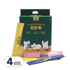 펫트리츠 묘한츄 대용량 고양이 간식 30p, 4개, 450g, 믹스