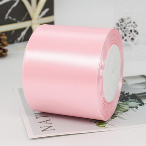 기본 새틴 공단 리본끈 75mm 22m, 04# 핑크