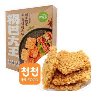 대신글로벌 따츠쓩 바베큐맛 찹쌀 누룽지 168G 쏘코맛 누룽지, 1개