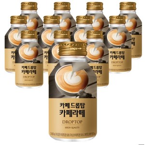 드롭탑 카페라떼, 275ml, 12개